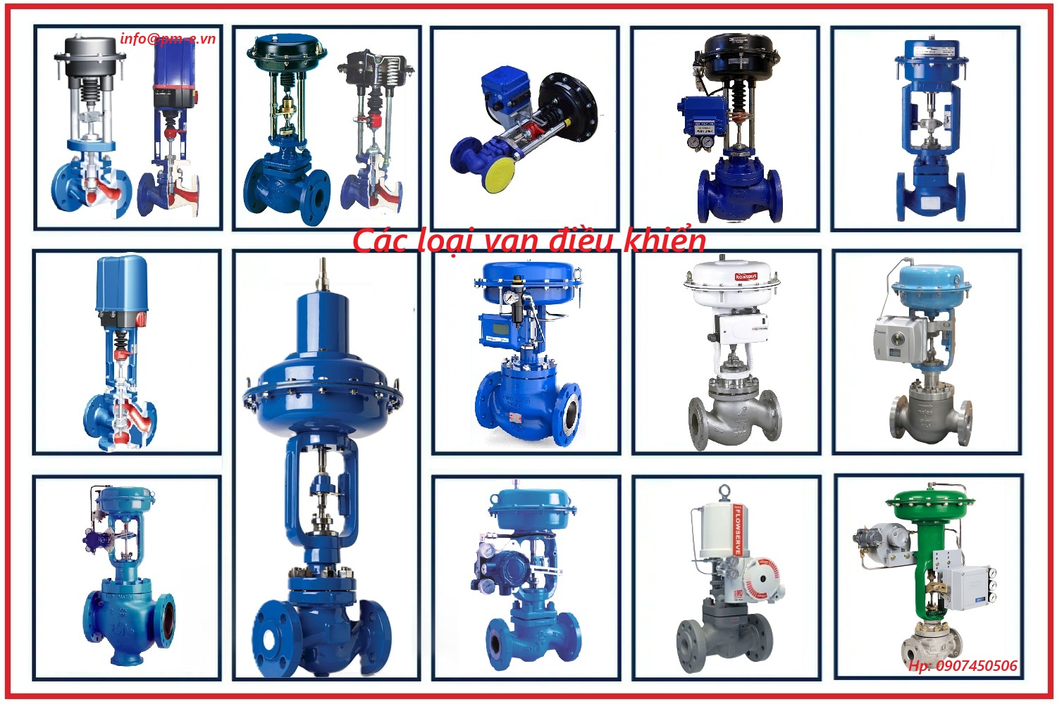 Các loại Van điều khiển (Control Valve)