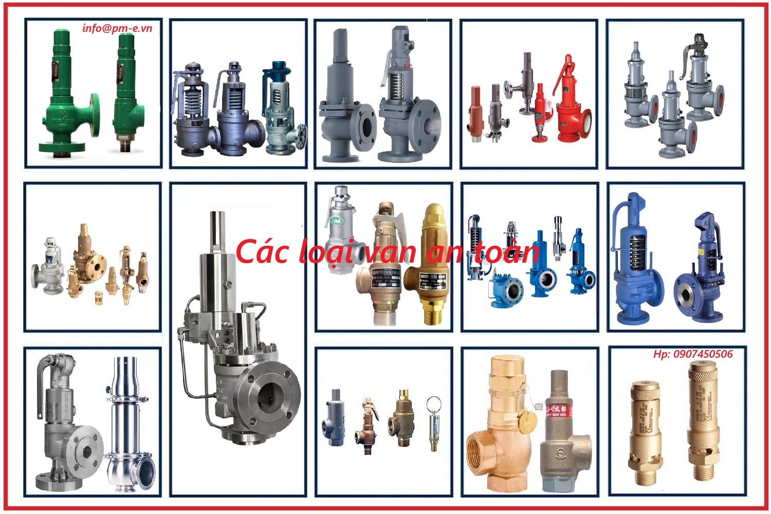 Các loại Van an toàn (Safety Valve)