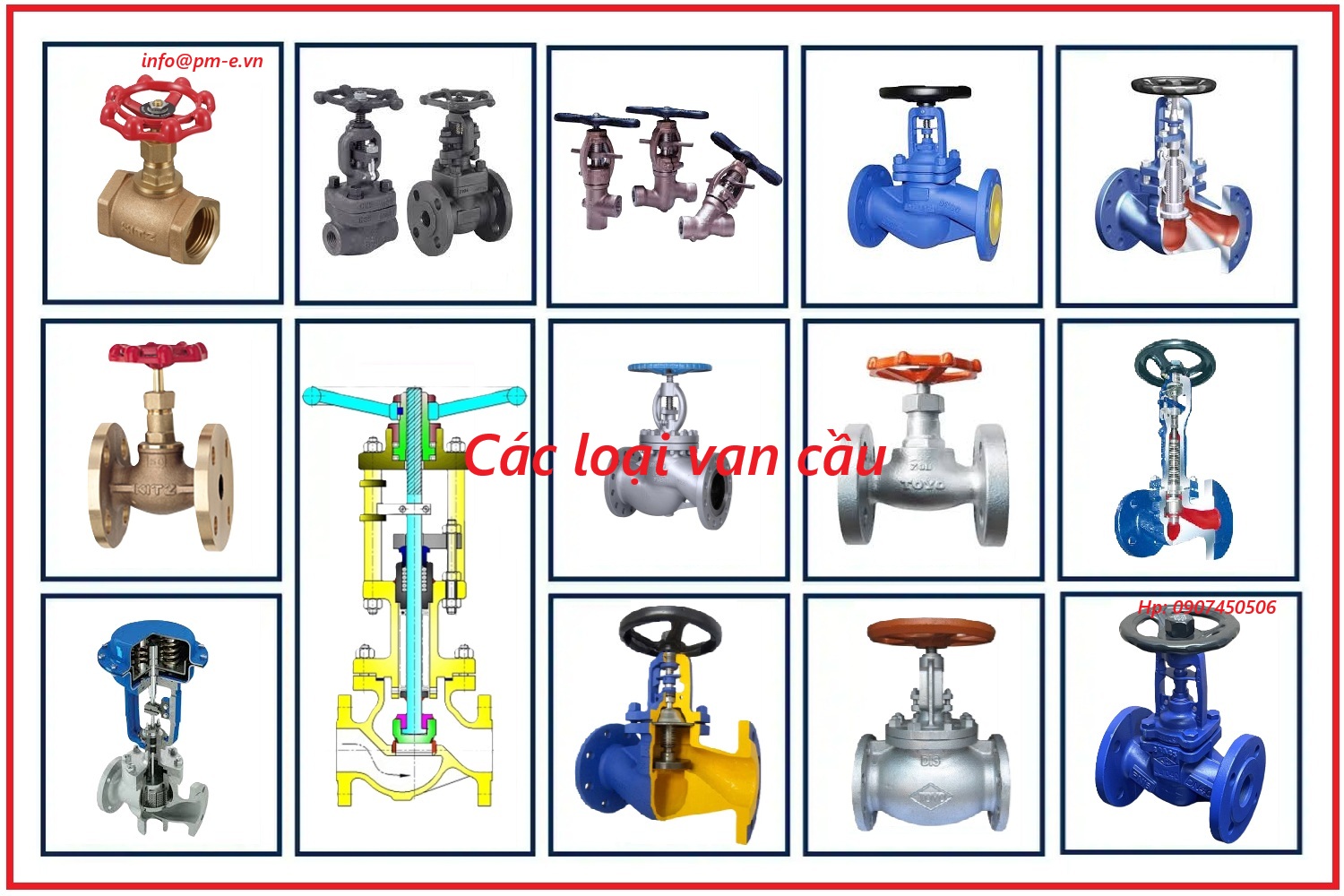 Các loại Van cầu (Globe Valve)