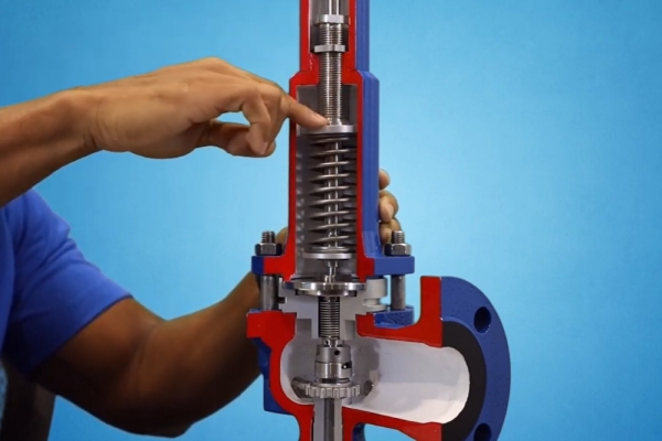 What is a safety valve? Structure and principle of operation. English subtitles.