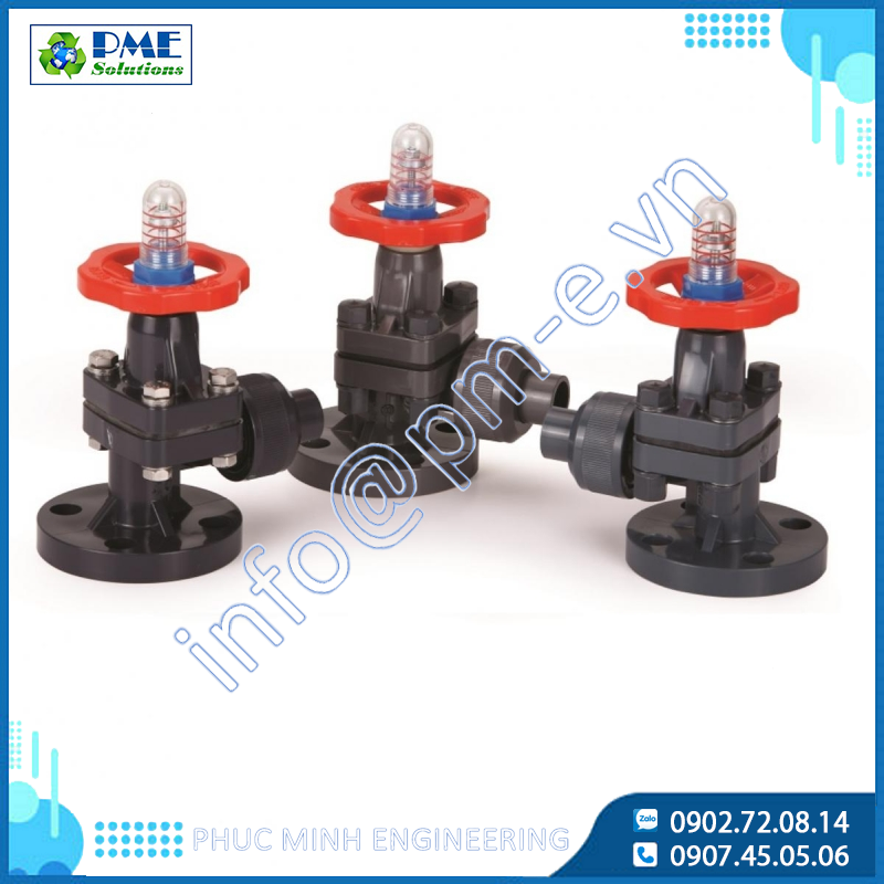 GAUGE VALVE – Van đo lường PVC, CPVC, PP, PVDF cho lưu lượng và dung tích chất lỏng