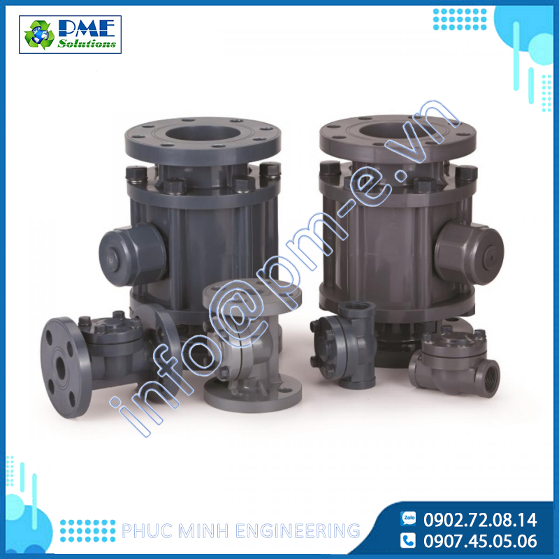 T-STRAINER – Van Lọc Chữ T PVC, CPVC, PP, PVDF Cho Hệ Thống Công Nghiệp