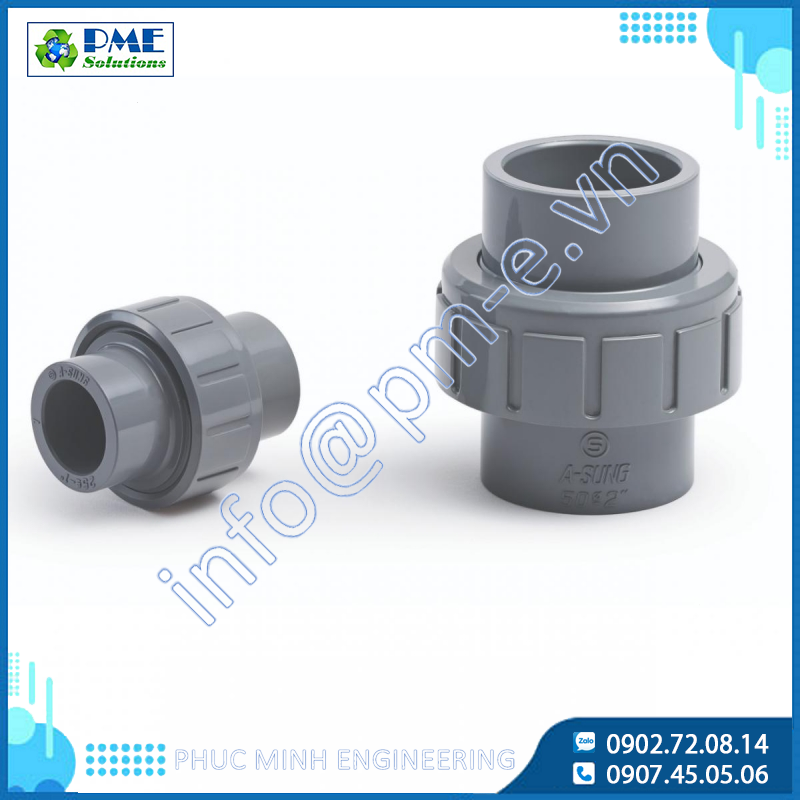 CPVC Union Socket Asung Hàn Quốc – Phụ kiện ống CPVC chất lượng cao