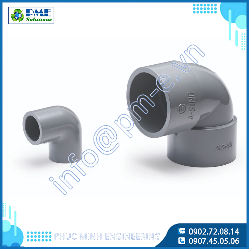 CPVC Elbow 90˚ Asung Hàn Quốc – Phụ kiện ống CPVC chất lượng cao