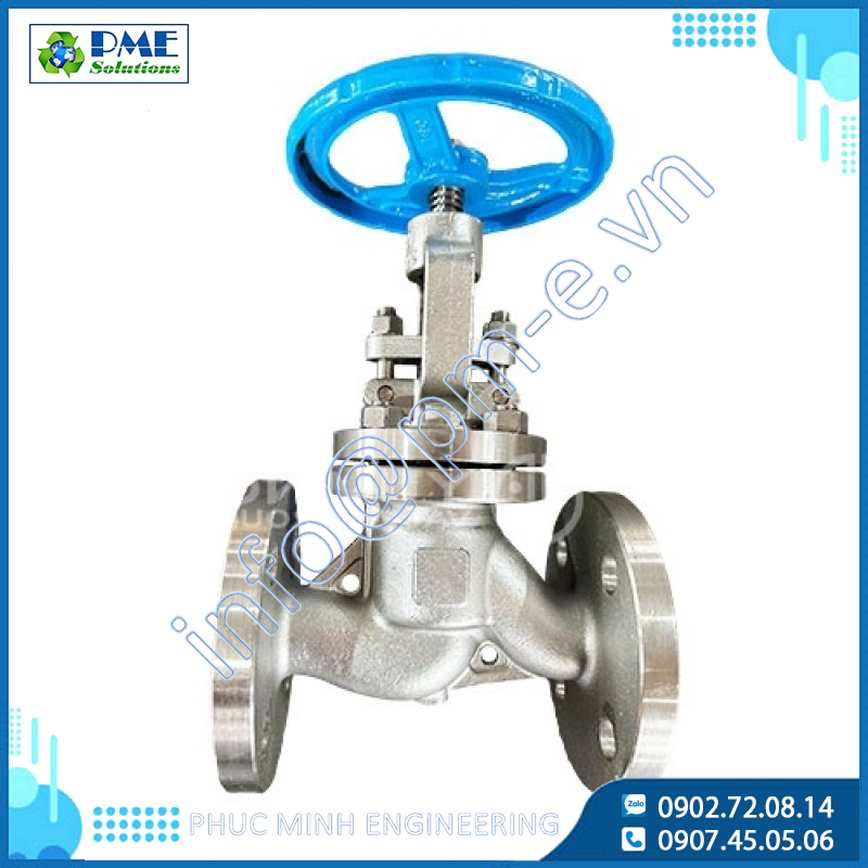 Van Cầu Thép Rèn (Forged Steel Globe Valve) API 602 – Áp Lực Cao, Inox F304/F316