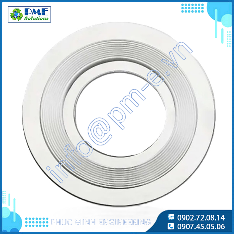 Spiral Wound Gasket Sunpass | Gioăng Kim Loại Quấn Kép Chịu Áp Lực & Nhiệt Độ Cao