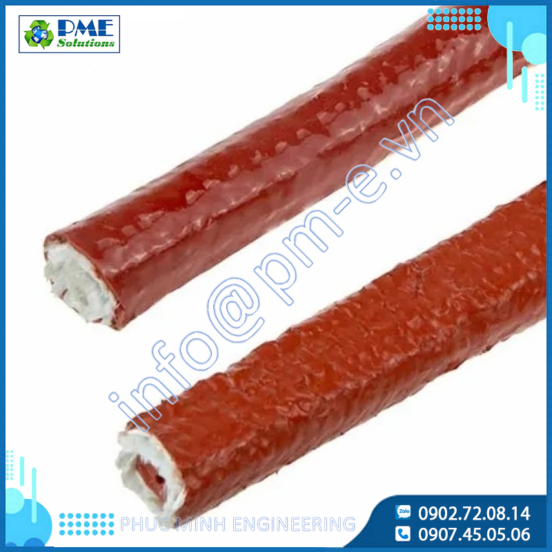 Silicon Rubber Fiberglass Rope Sunpass | Dây Sợi Thủy Tinh Bọc Silicone Chịu Nhiệt Cao