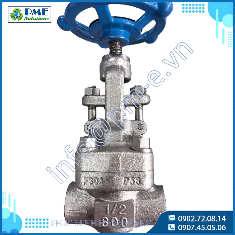 Van Cầu Inox Hàn VINVAL API 602 | F304, 800# - SW - 1/2