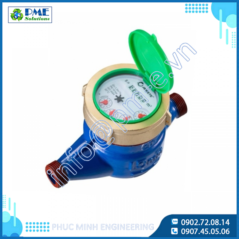 Đồng Hồ Nước Thân Gang Đa Tia AMT MJC-D Ammete | Cast Iron Multi-Jet Dry Type Water Meter | Giá tốt tại PM-E.VN